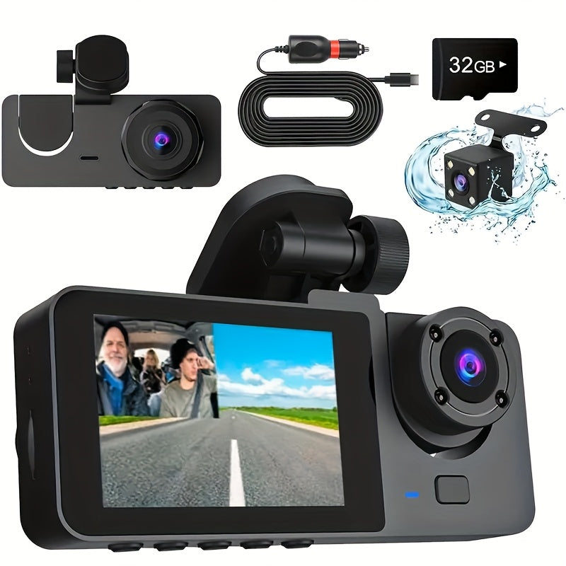 4k Front And Rear Dash Cam, Ultra Hd Recorder