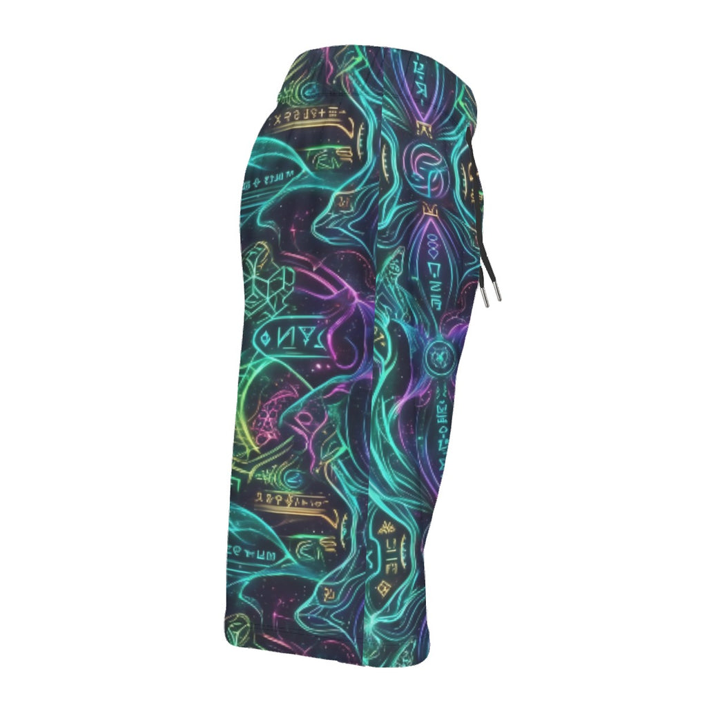 LuckeLadybug Boardshorts with vibrant deep space nine worf design for fans of sci-fi style