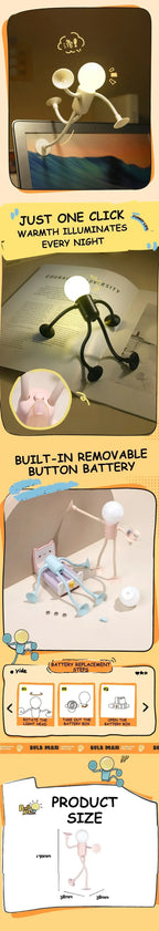 Fun Bulb Man Desk and Lamp for Creativity