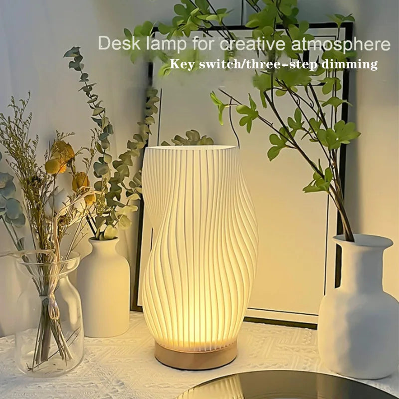 Desk and Lamp with Memory Function