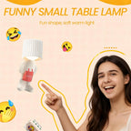 Desk and Lamp - Compact Warm Light Design