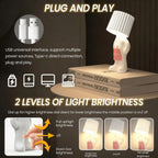Desk and Lamp - Compact Warm Light Design