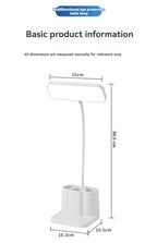 Desk and Lamp with Pen Holder Design