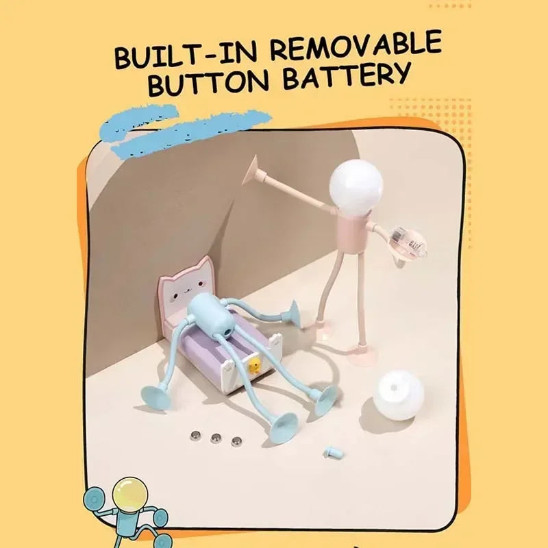 Fun Bulb Man Desk and Lamp for Creativity