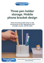 Desk and Lamp with Pen Holder Design