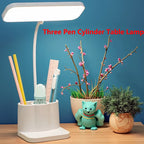 Desk and Lamp with Pen Holder Design