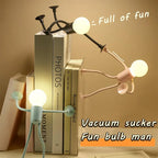 Fun Bulb Man Desk and Lamp for Creativity