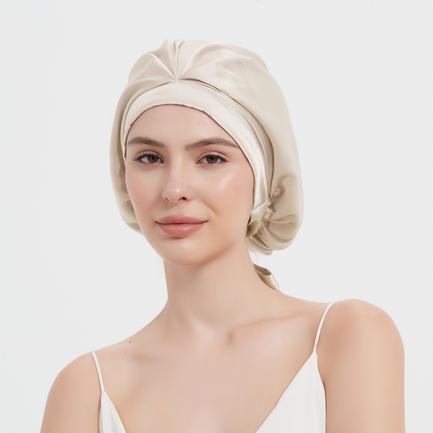 100% Silk Bonnet For Women Hair Care