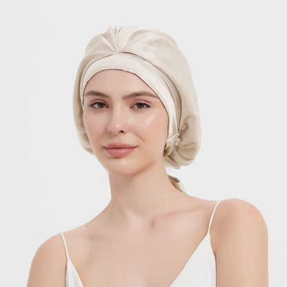 100% Silk Bonnet For Women Hair Care