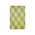 LuckeLadybug sherpa blanket in green tones featuring diamond pattern bedding design for cozy warmth