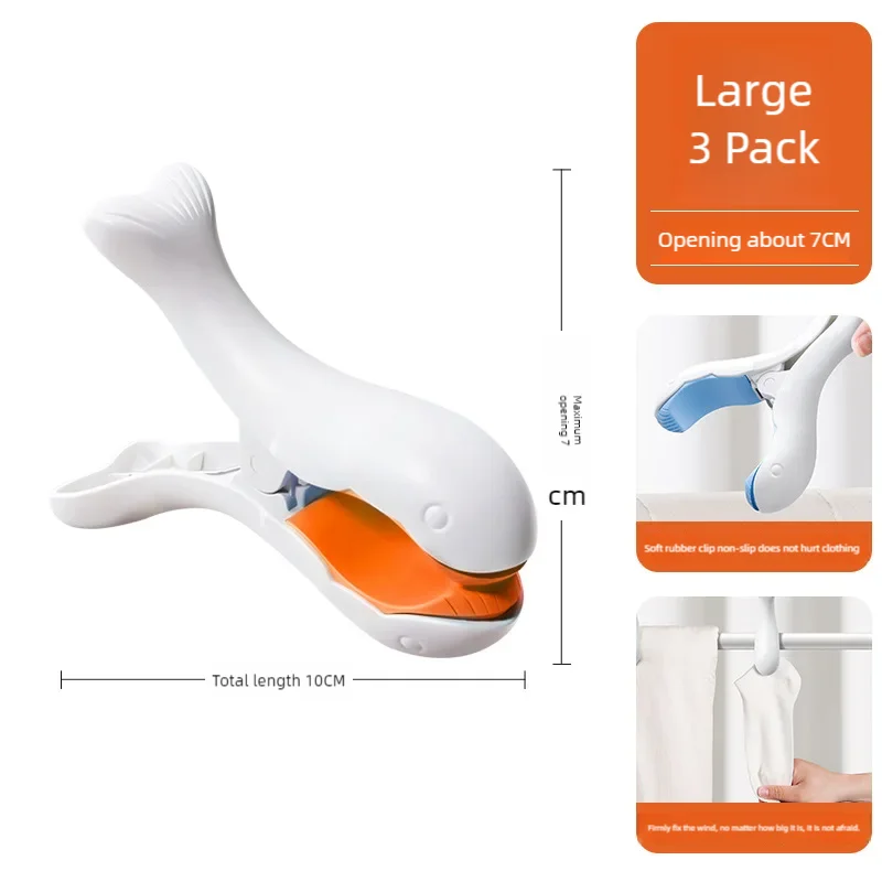 LuckeLadybug LLC Large Whale Diaper Clip Art in White, Ideal for Keeping Diapers Secure