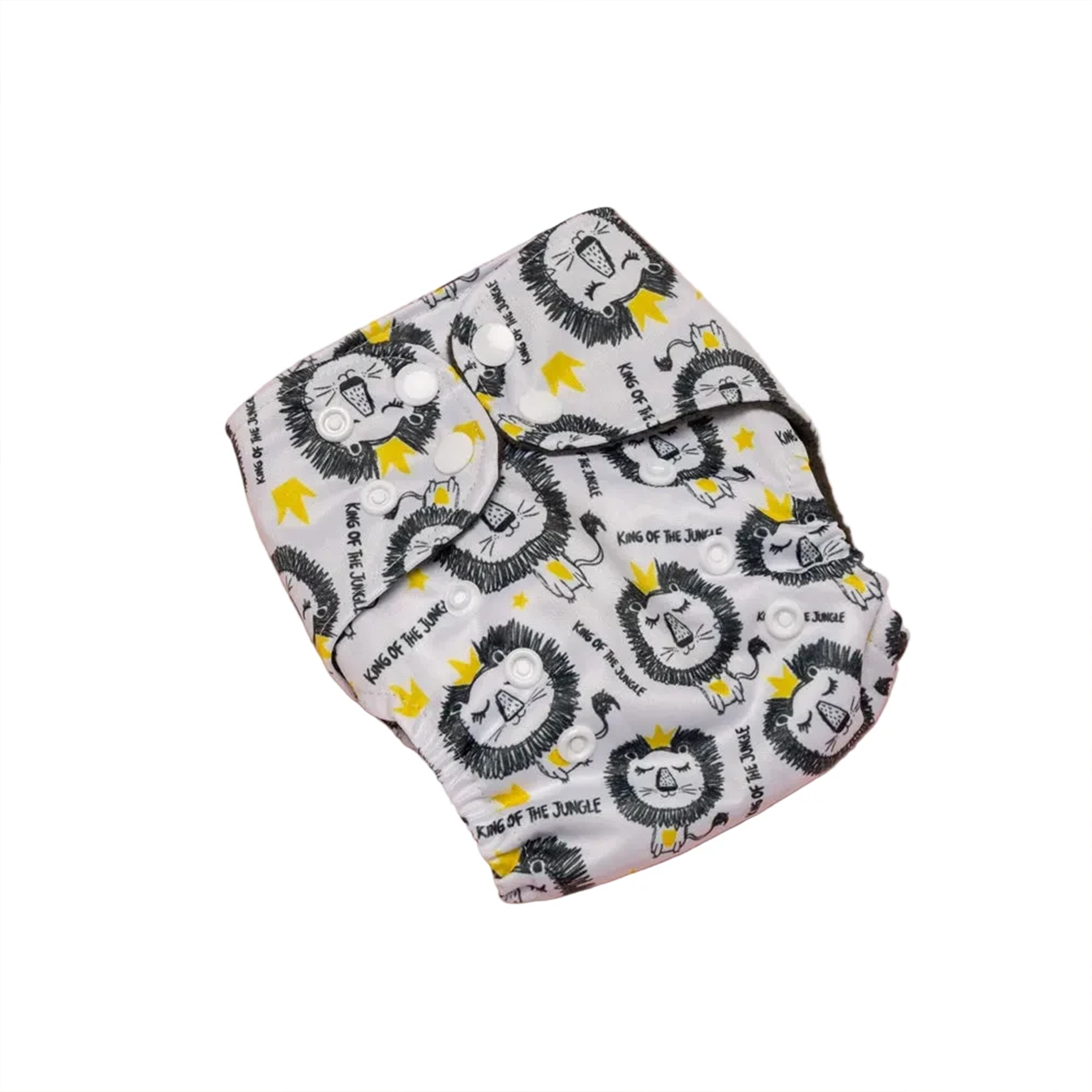 LuckeLadybug LLC Cleaning Kit for diaper cloth with playful lion pattern design