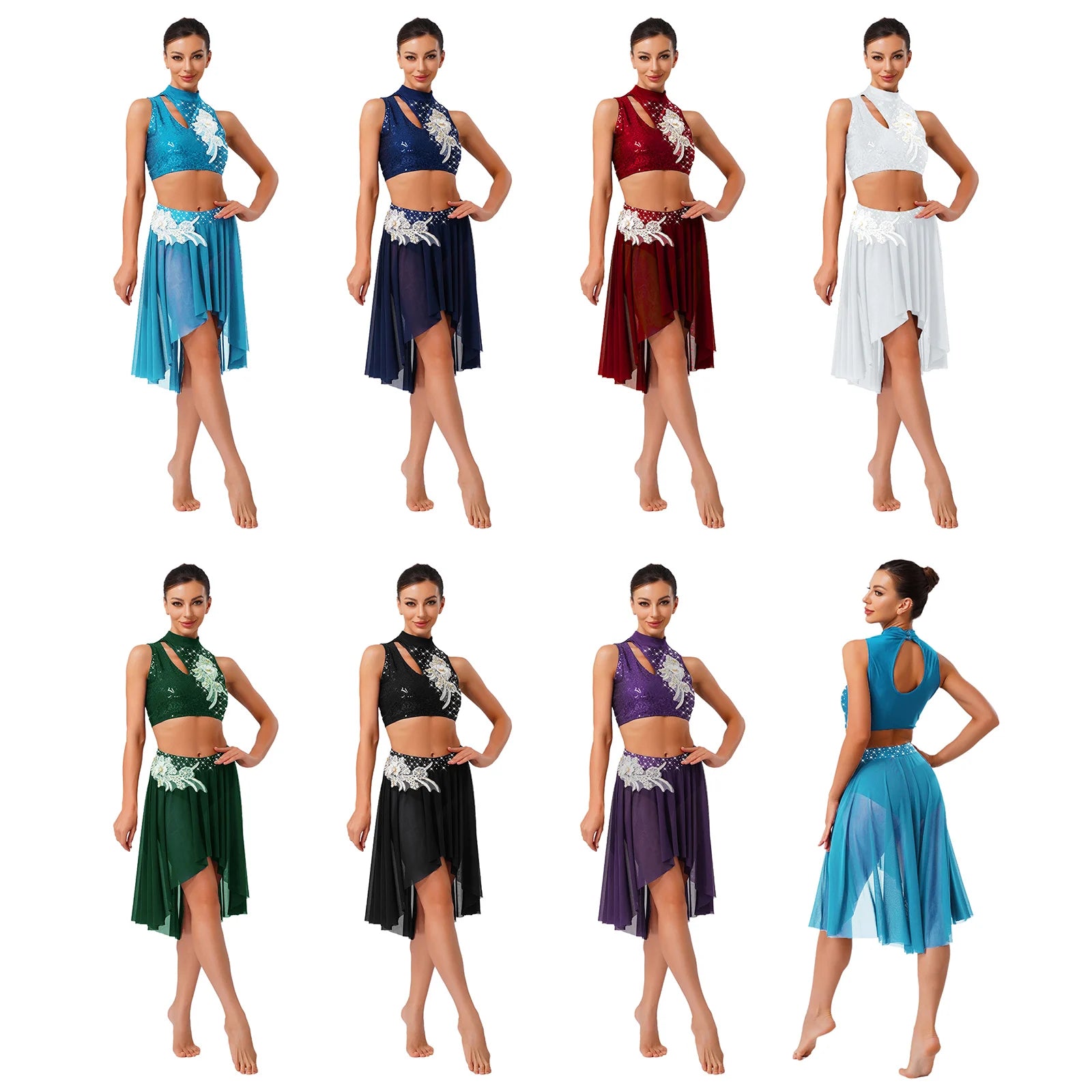 Dancewear Skirt Set for Performers