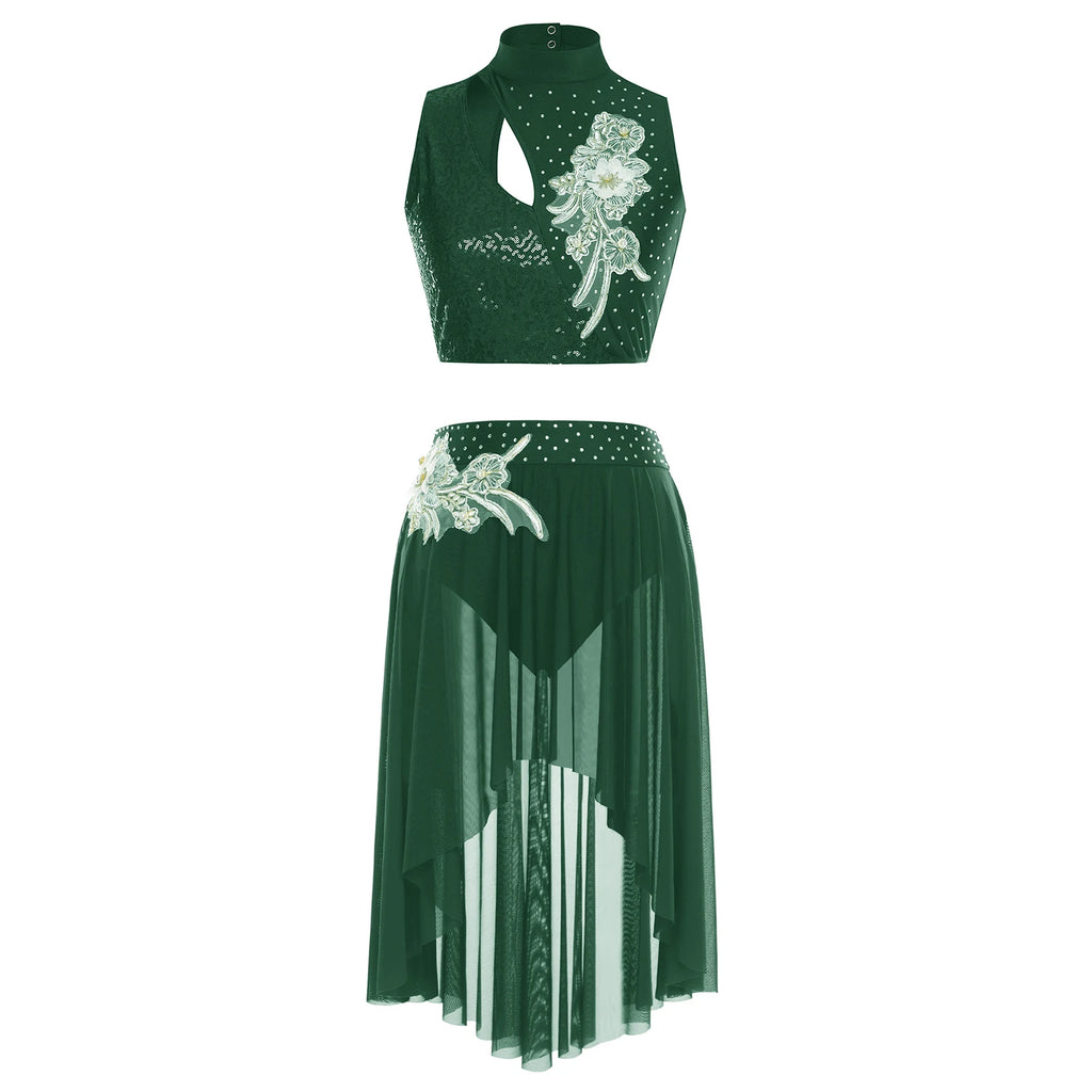 Dancewear Skirt Set for Performers