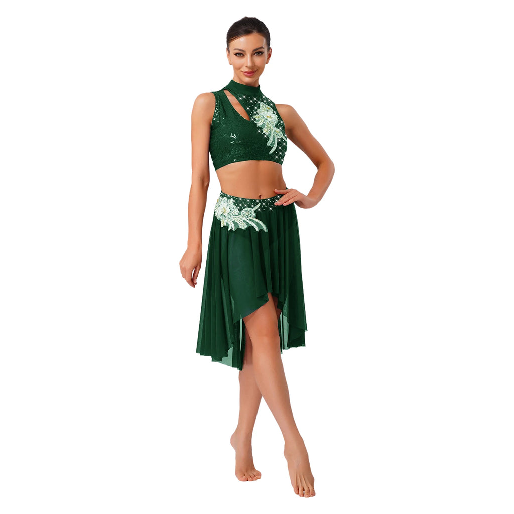 Dancewear Skirt Set for Performers