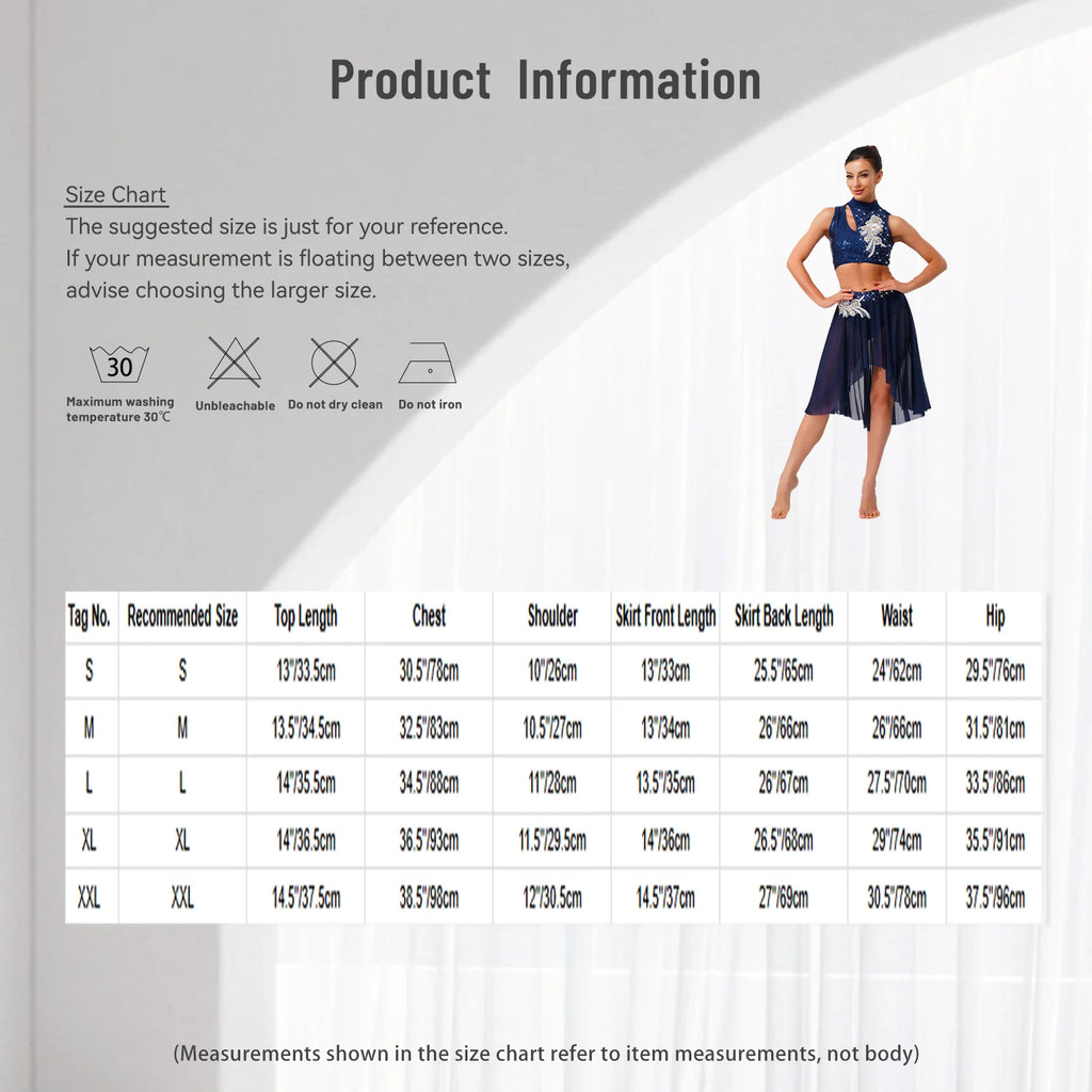 Dancewear Skirt Set for Performers