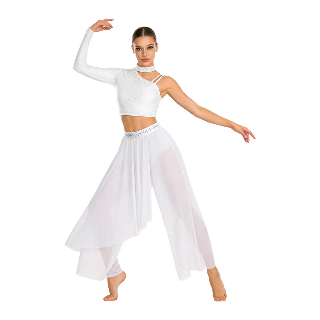 Dancewear - Elegant White Outfit