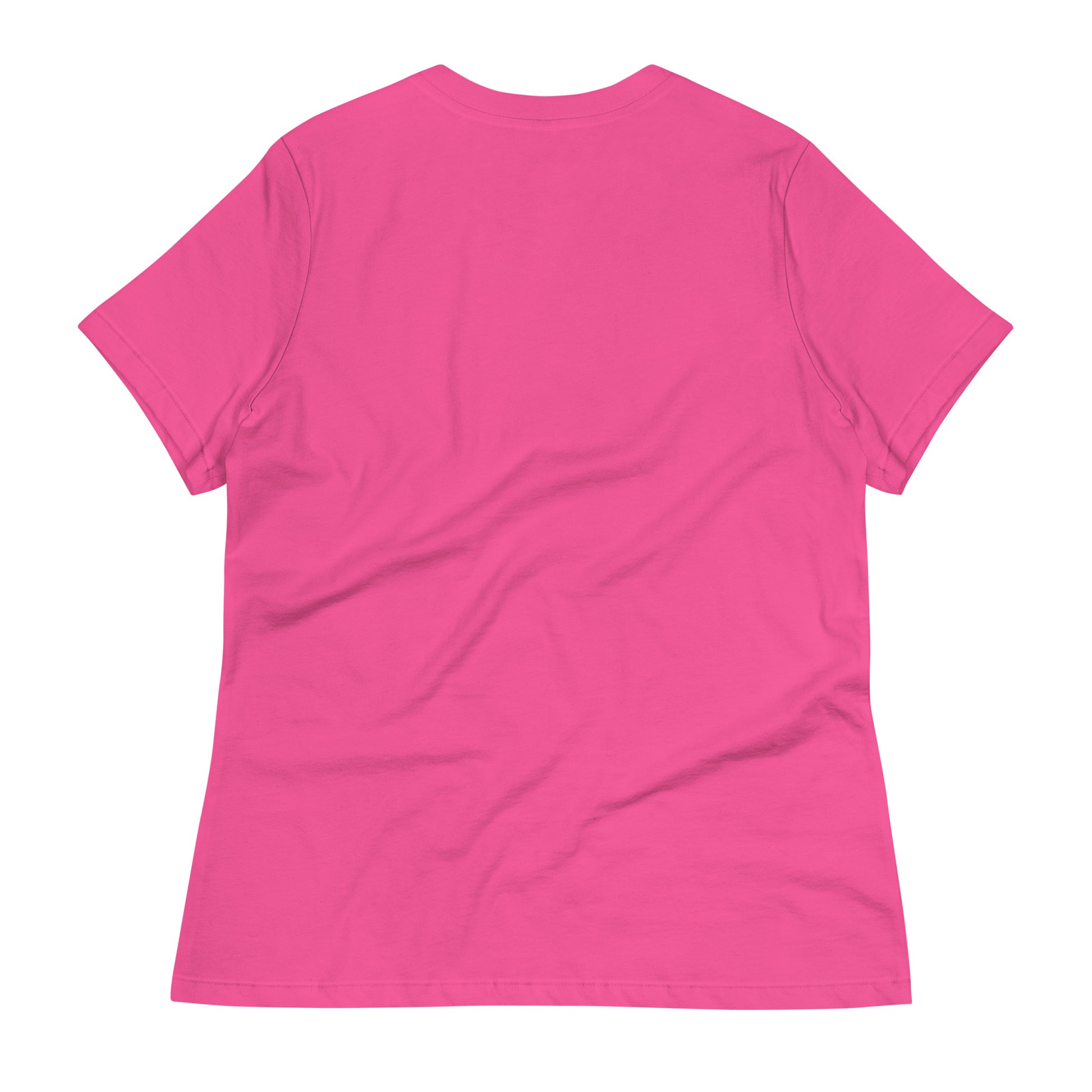 Back view of pink t-shirt by LuckeLadybug for the do you know where your kids are shirt collection