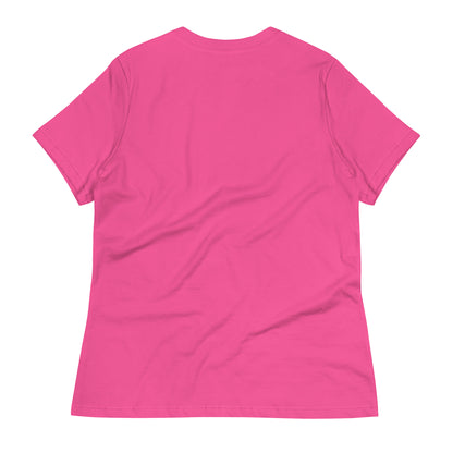 Back view of pink t-shirt by LuckeLadybug for the do you know where your kids are shirt collection