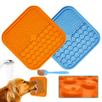 LuckeLadybug Dog Enrichment Toy set in orange and blue for mental stimulation and interactive play