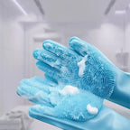 LuckeLadybug dog pet grooming near me gloves for gentle cleaning and massage during grooming