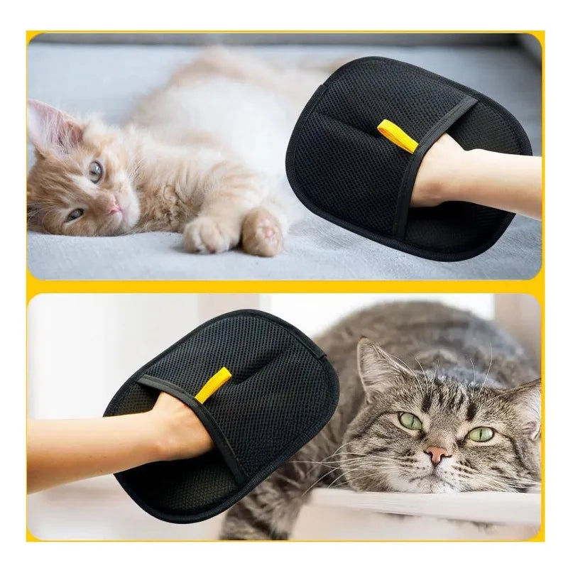 LuckeLadybug LLC pet grooming gloves for cats and dogs to find dog pet grooming near me