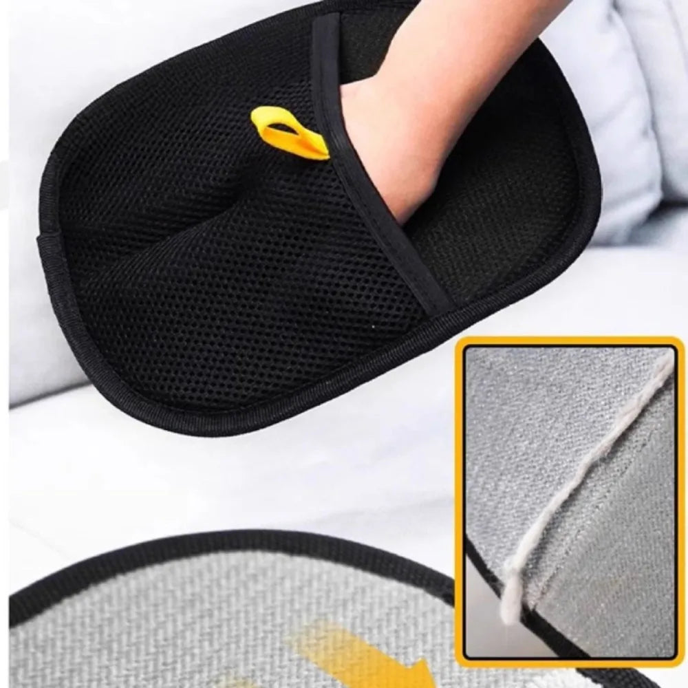 LuckeLadybug LLC pet grooming gloves designed for easy dog grooming near me using soft materials