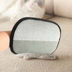 LuckeLadybug grooming gloves for pets, ideal for dog pet grooming near me to collect loose fur easily.