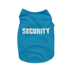 LuckeLadybug Dog Thunderstorm Vest in Blue with Security Print for Anxious Pets