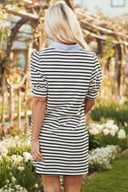 Striped dress from t-shirt by LuckeLadybug LLC for a stylish casual look