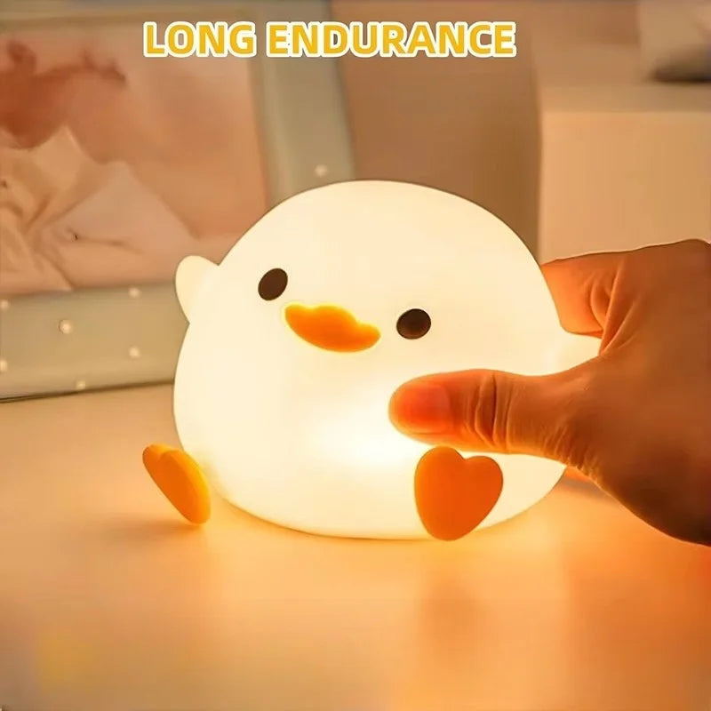 Duck Night Light with Adjustable Brightness