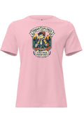Pink LuckeLadybug T-Shirt featuring Urban Explorer graphic with dylan sprouse and streetwise adventures