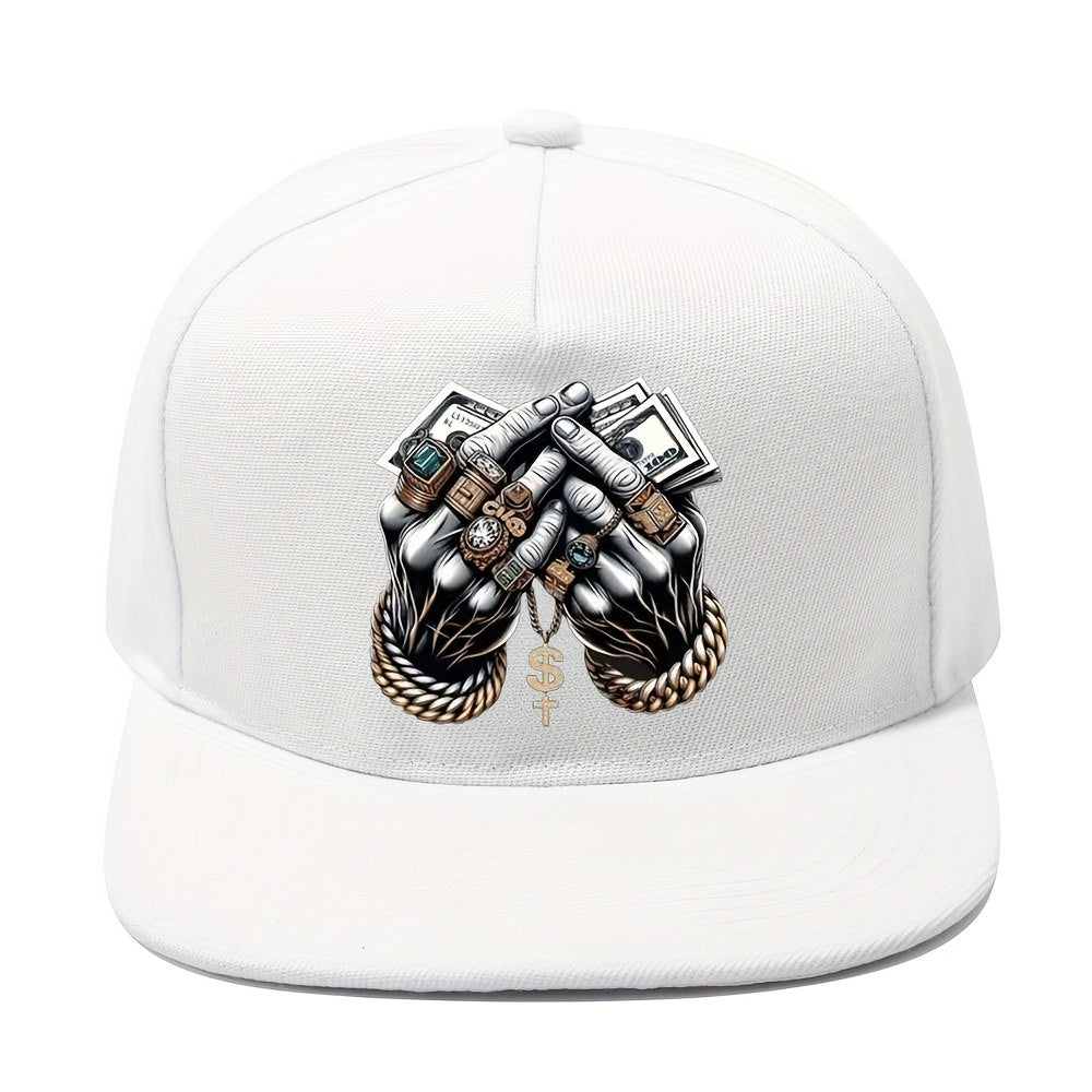 Dollar Sign Snapback Hat Trendy Style