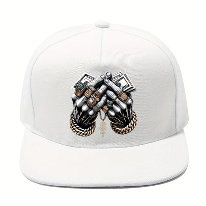 Dollar Sign Snapback Hat Trendy Style