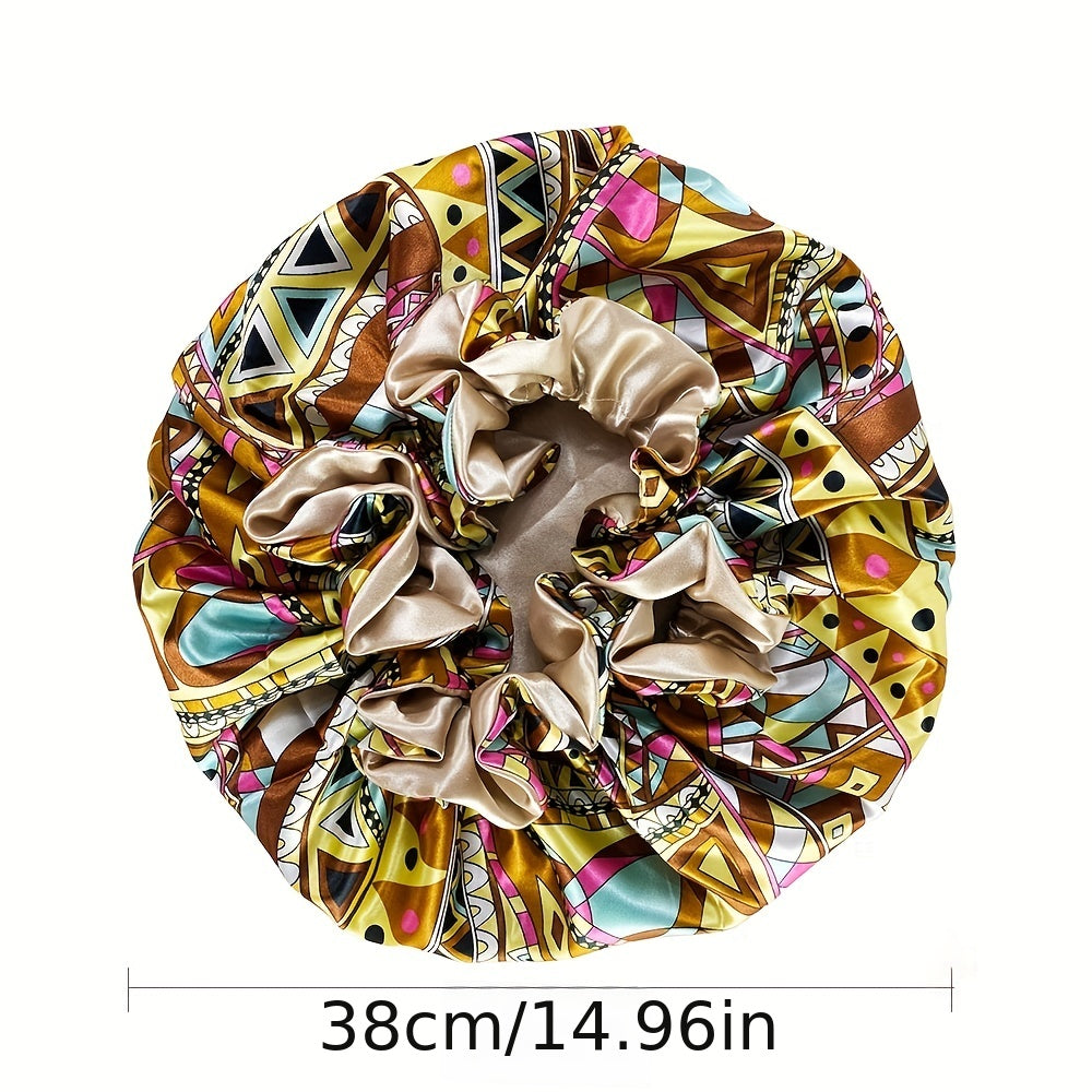 Double Layer Satin Bonnet For Women