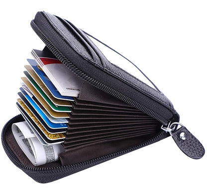 Genuine Leather Credit Card Wallet Stylish & Functional