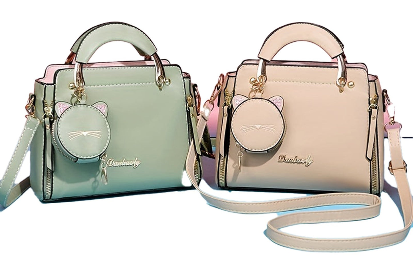 Cat Pendant Crossbody Bag For Stylish Flair