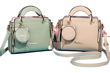 Cat Pendant Crossbody Bag For Stylish Flair