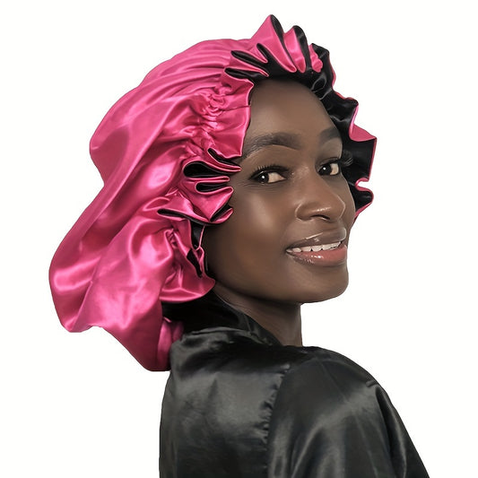 Reversible Satin Bonnet For Curly Hair