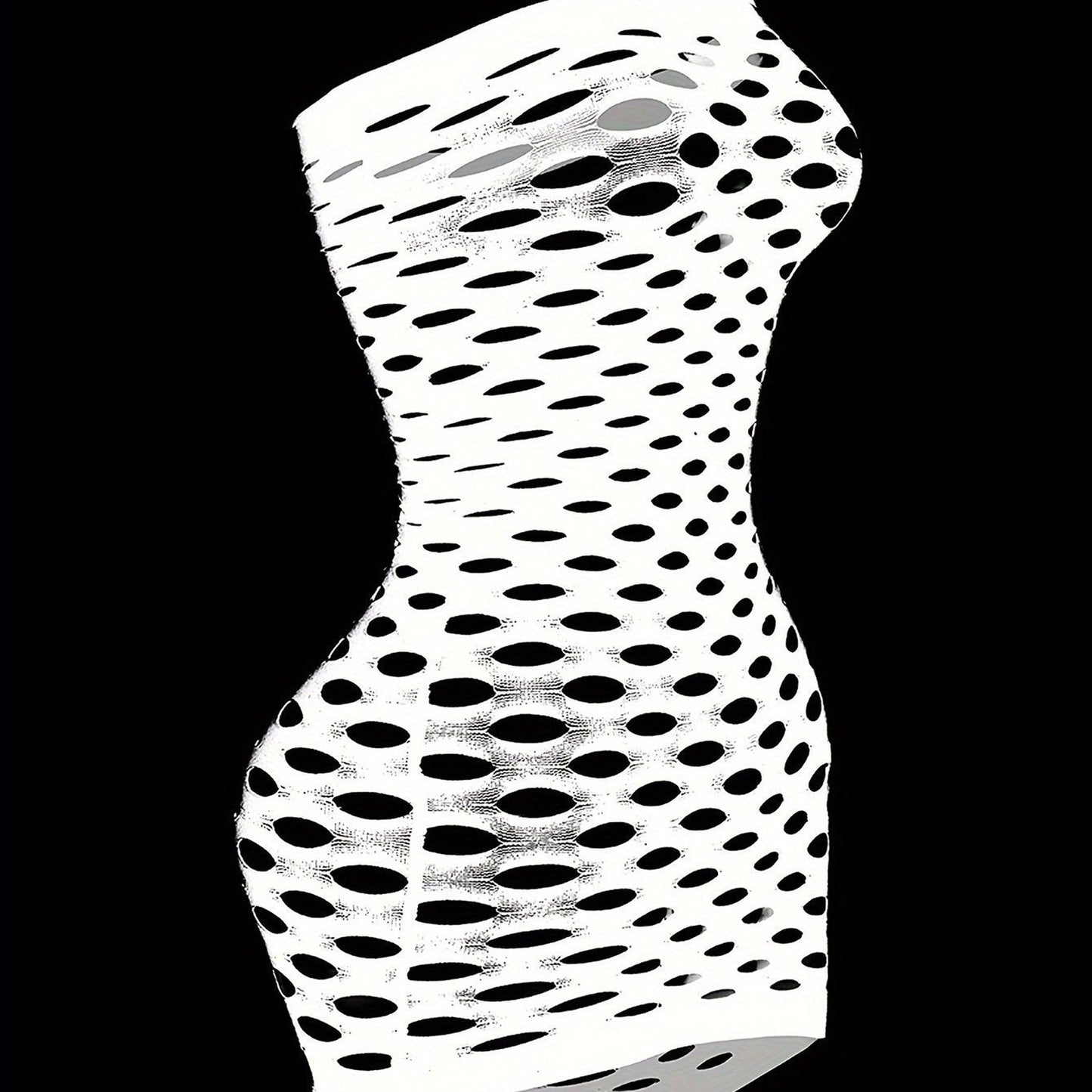 Alluring Ripped Fishnet Bodycon Dress - Ultra-Sexy Women's Lingerie