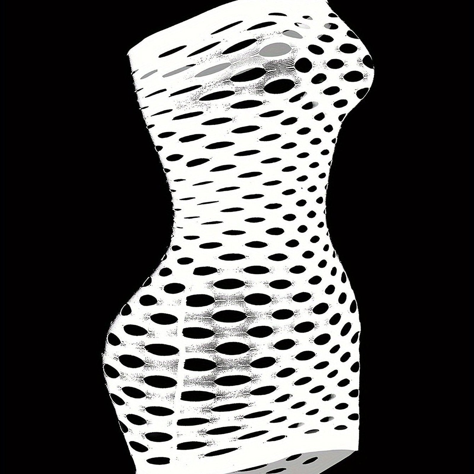 Alluring Ripped Fishnet Bodycon Dress - Ultra-Sexy Women's Lingerie