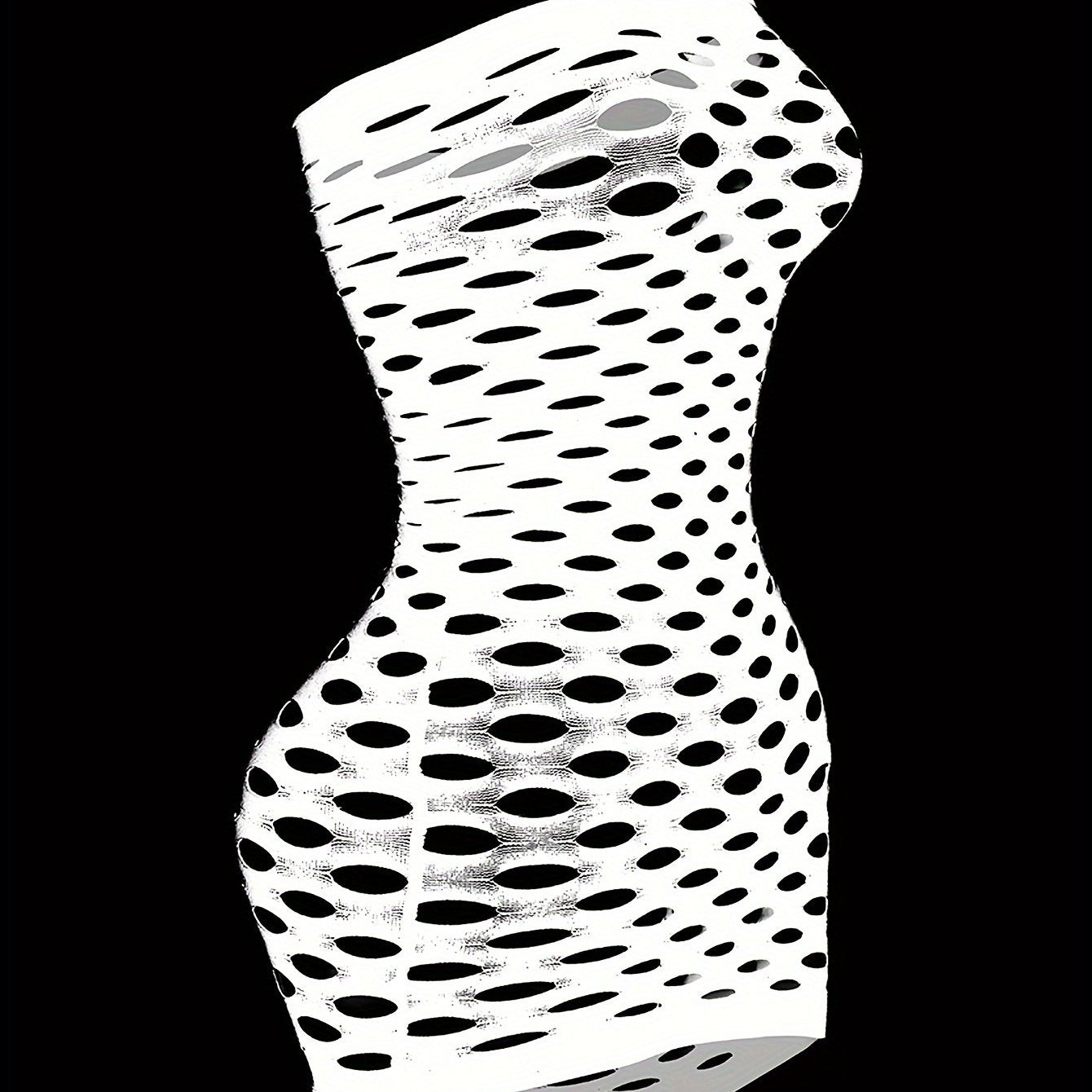 Alluring Ripped Fishnet Bodycon Dress - Ultra-Sexy Women's Lingerie Bodystocking