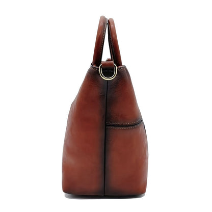 Vintage Flower Embossed Tote Bag