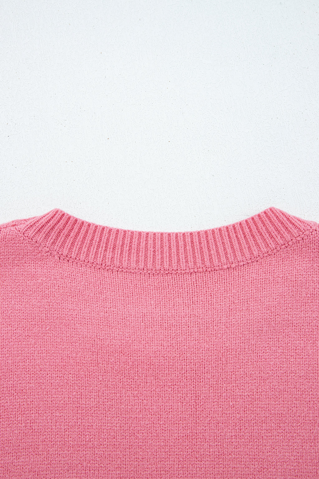 Peach Blossom Embroidered Western Sweater