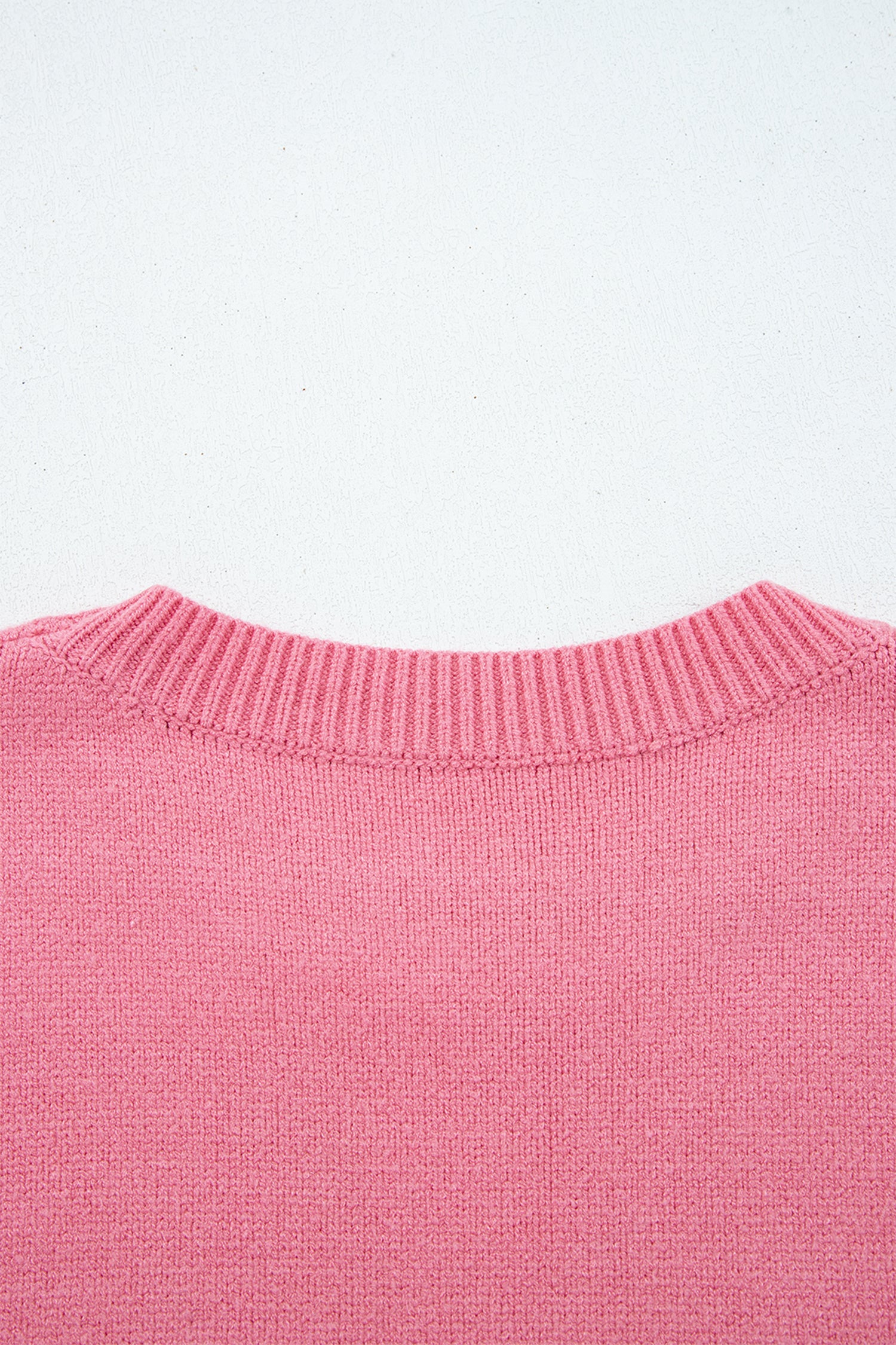 Peach Blossom Embroidered Western Sweater