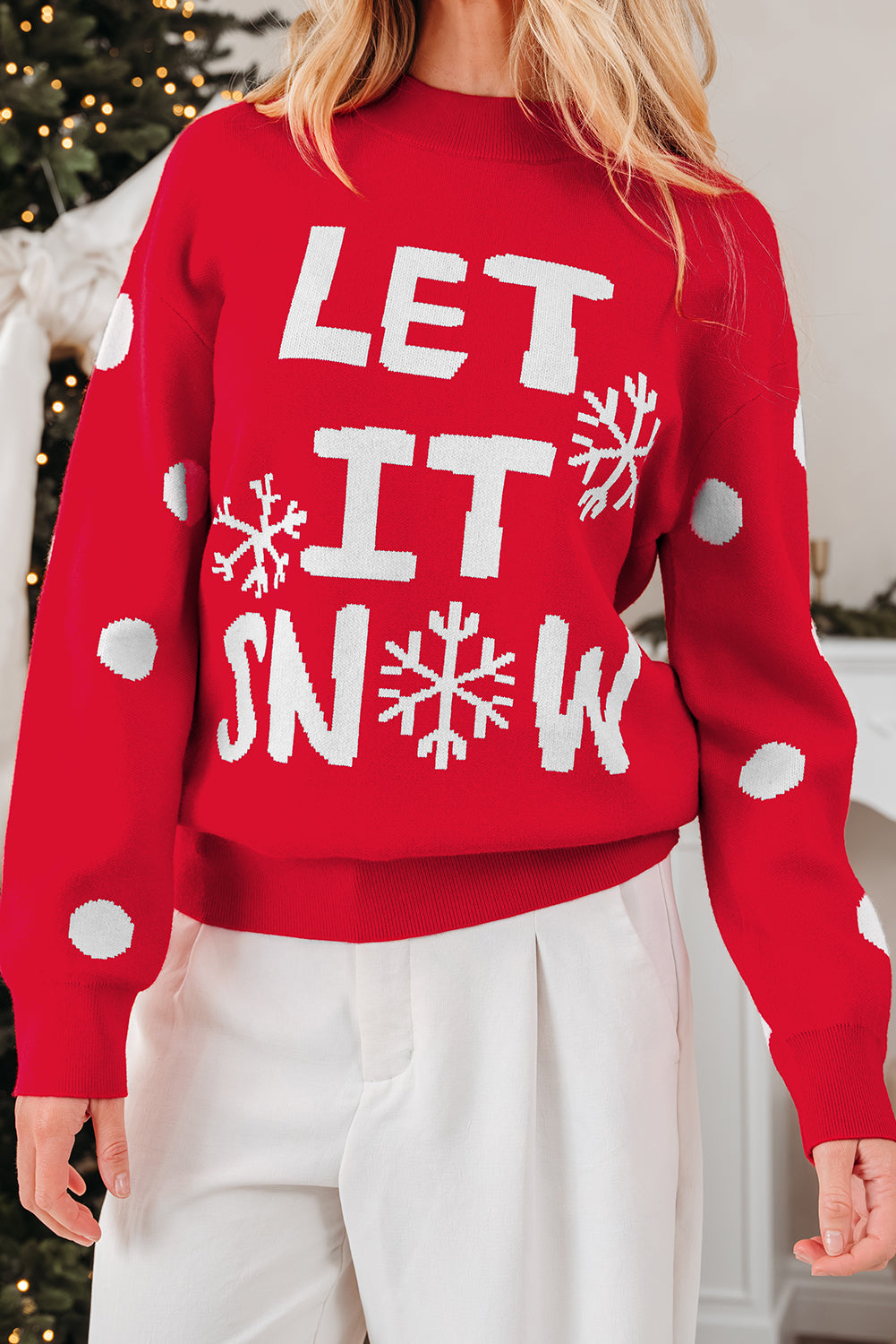Let It Snow Christmas Sweater For Festive Style