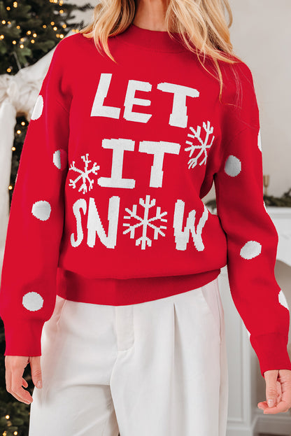 Let It Snow Christmas Sweater For Festive Style
