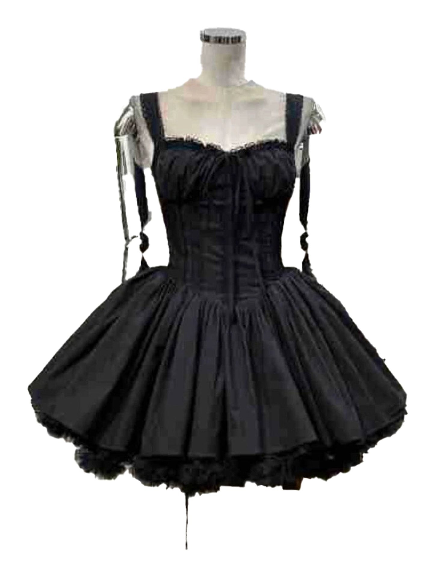 Elegant lace mini dress for women with a fitted bodice and flared skirt design