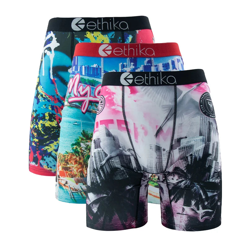 Mens Breathable Boxer Briefs Stylish Comfort
