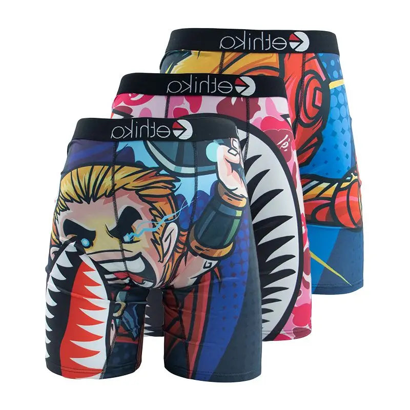 Mens Printed Boxer Briefs Trendy Styles
